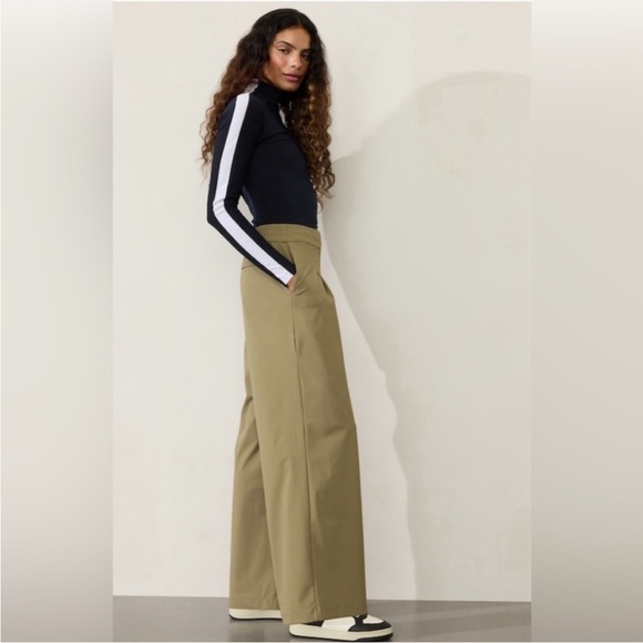NWT! Athleta Olive Green Pinnacle High Rise Trouser - Multiple (#472041) 🏋️ - Picture 3 of 8
